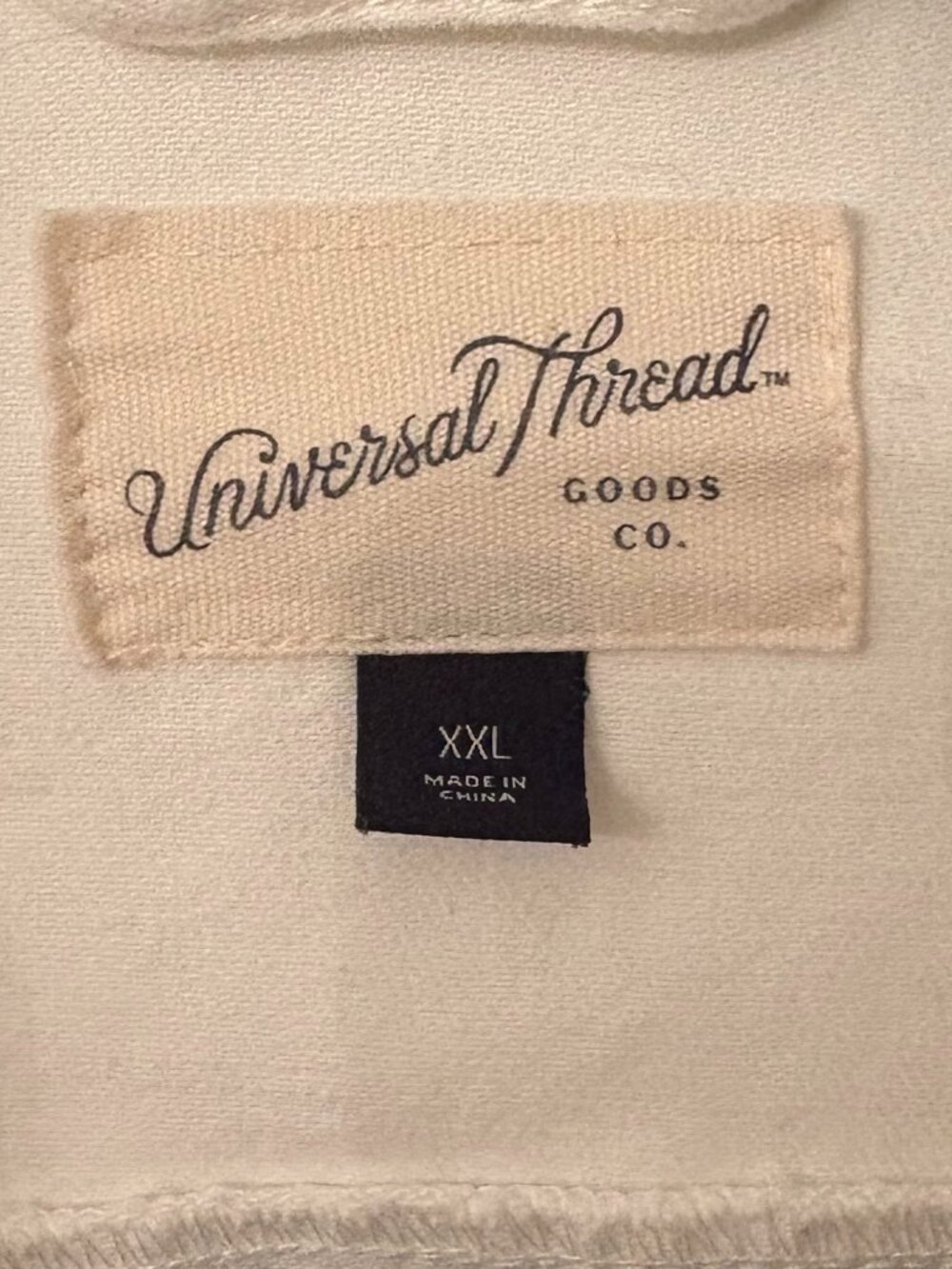 White Denim Jacket~ Universal Threads - Picture 3 of 3